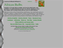 Tablet Screenshot of africanbulbs.com